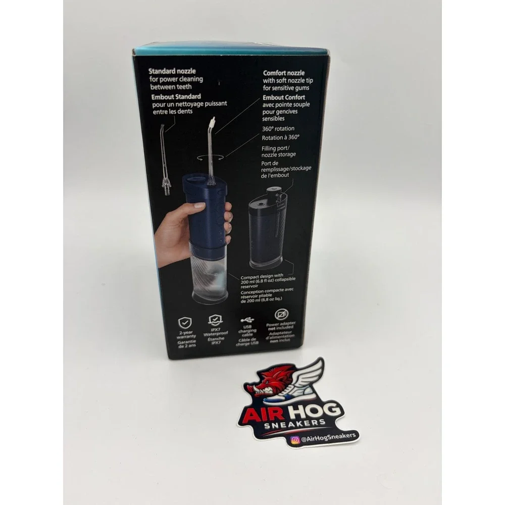 Philips Sonicare Compact Flosser 1000 Oral Irrigator Navy Blue HX3811/20
